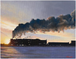 Train Oil Painting from Jack Olson Fine Art