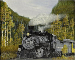 Train Oil Painting from Jack Olson Fine Art