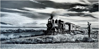 Train Oil Painting from Jack Olson Fine Art